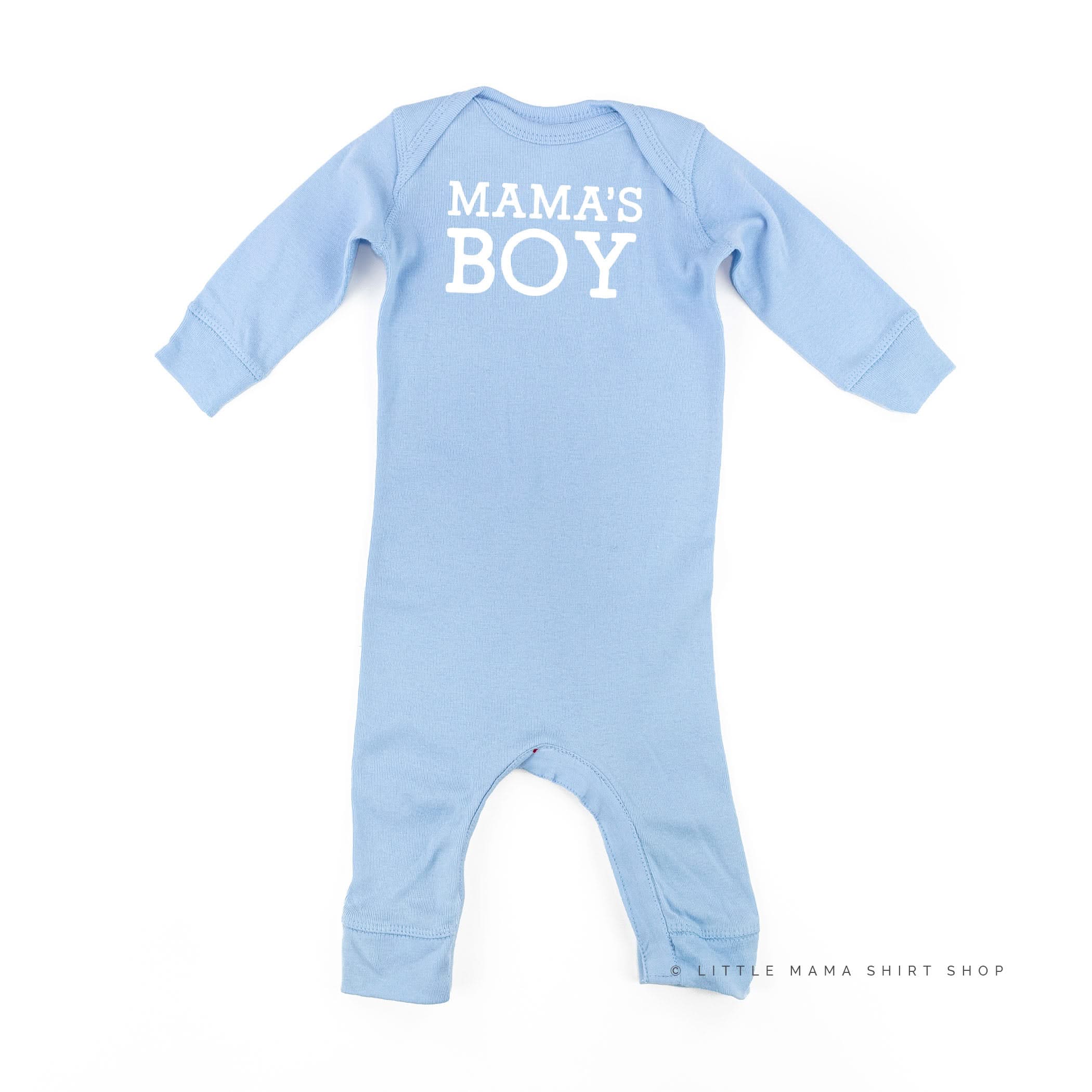 Mama's Boy - Original - One Piece Baby Sleeper Little Mama Shirt Shop
