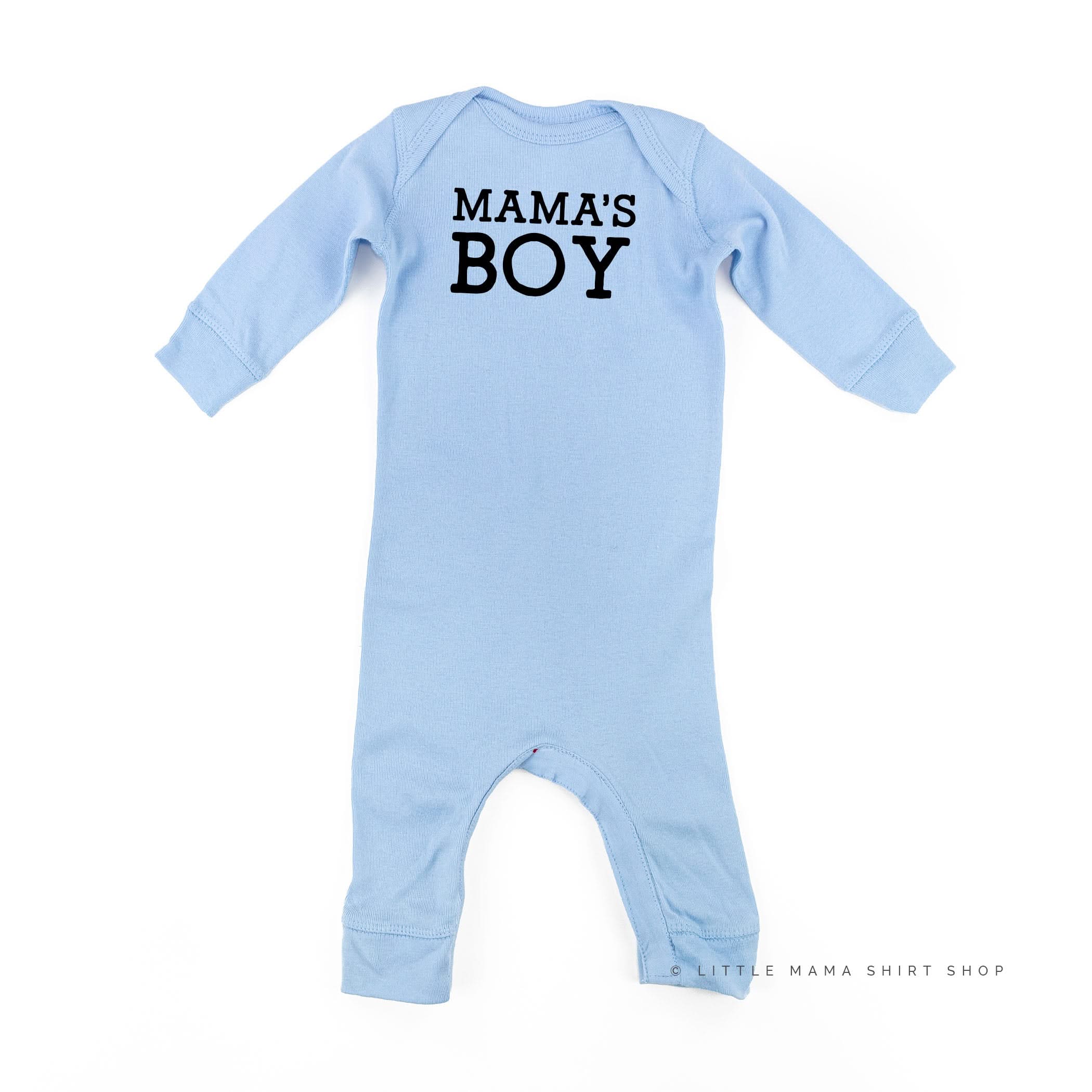 Mama's Boy - Original - One Piece Baby Sleeper Little Mama Shirt Shop