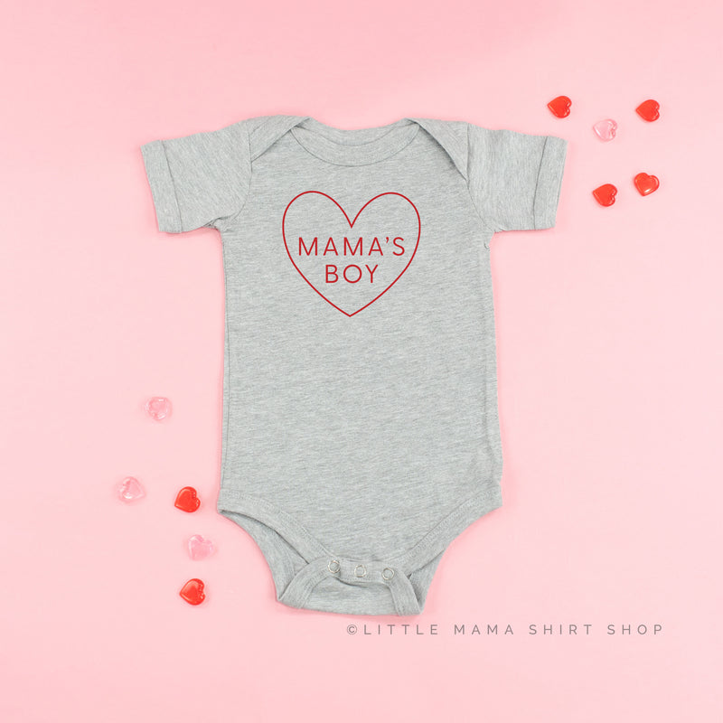 MAMA'S BOY ♡(Heart Around) - Short Sleeve Child Tee