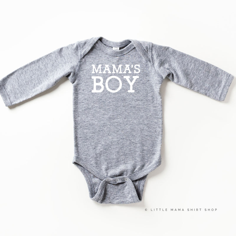 Mama's Boy - Original - Long Sleeve Child Shirt