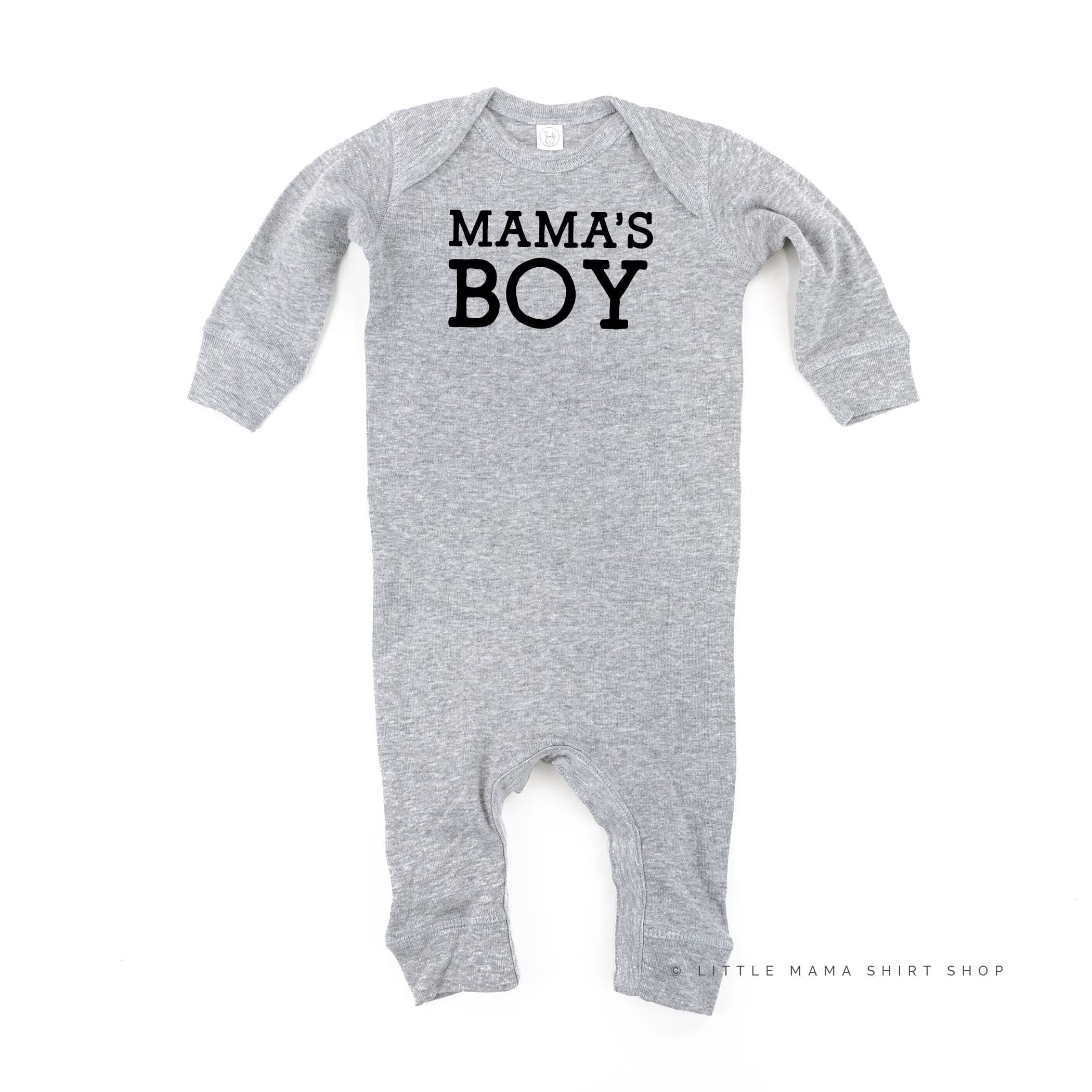 Mama's Boy - Original - One Piece Baby Sleeper Little Mama Shirt Shop