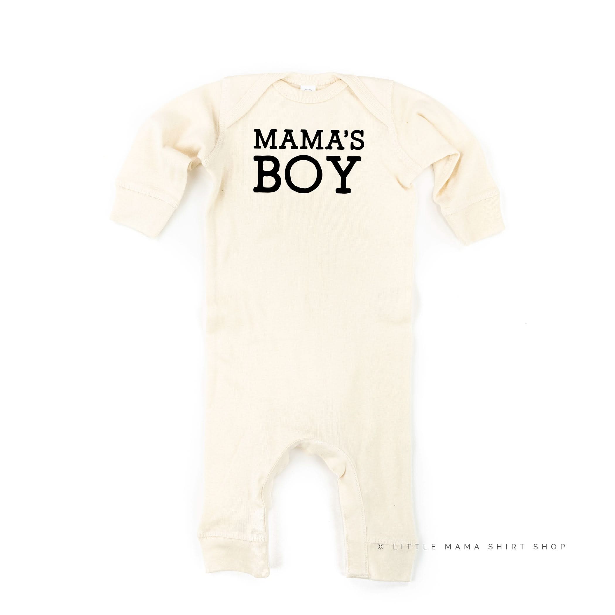 Mama's Boy - Original - One Piece Baby Sleeper Little Mama Shirt Shop