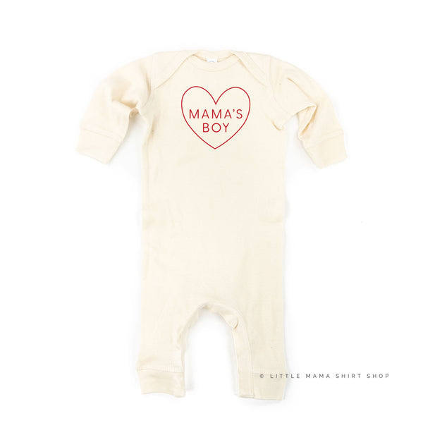 Mama's Boy ♡(Heart Around) - One Piece Baby Sleeper