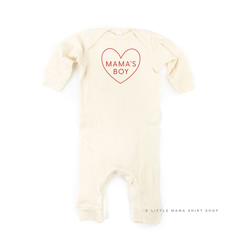 Mama's Boy ♡(Heart Around) - One Piece Baby Sleeper