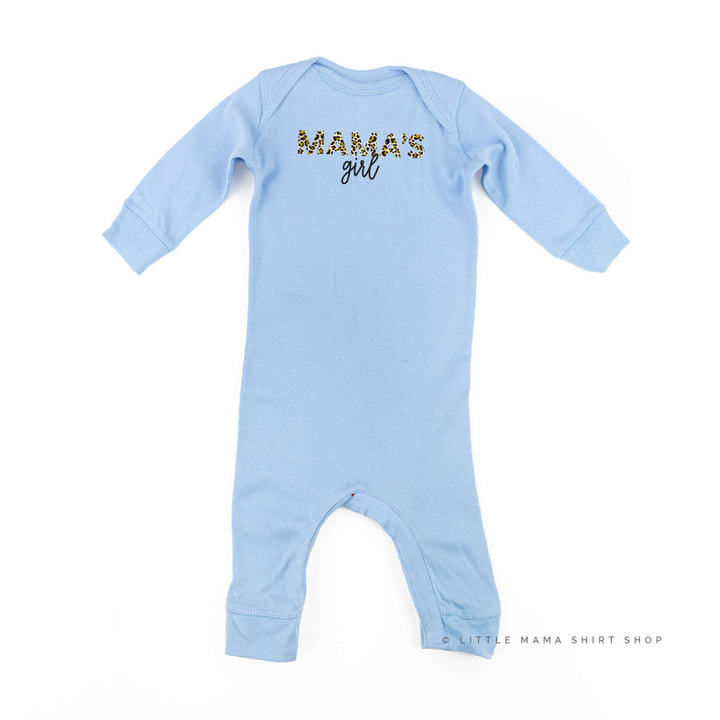 Mama's Girl - Leopard - One Piece Baby Sleeper