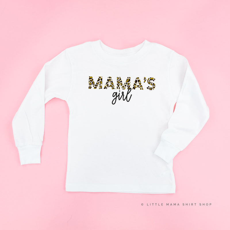 Mama's Girl - Leopard - Long Sleeve Child Shirt
