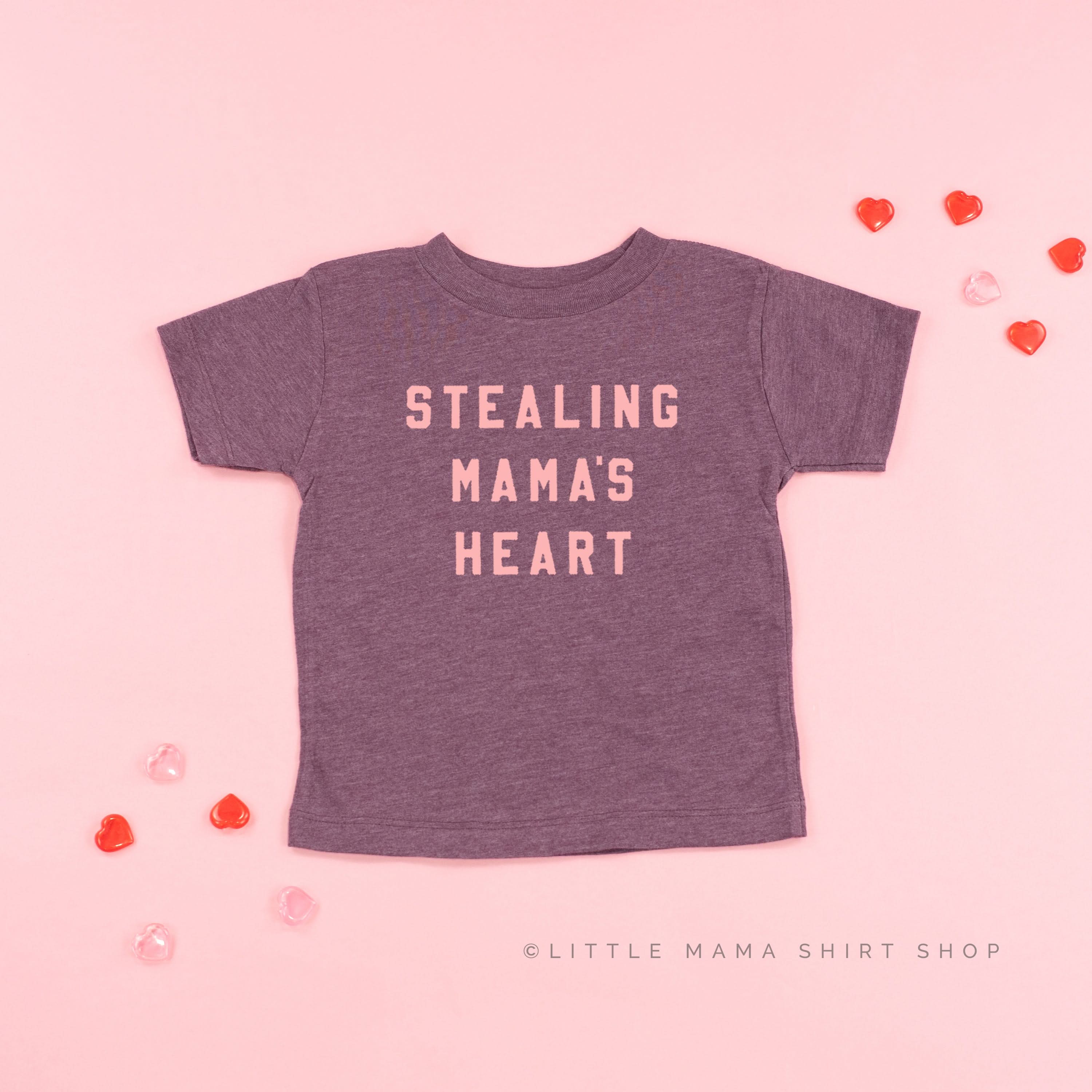 Stealing Mama's Heart - Child Tee Little Mama Shirt Shop
