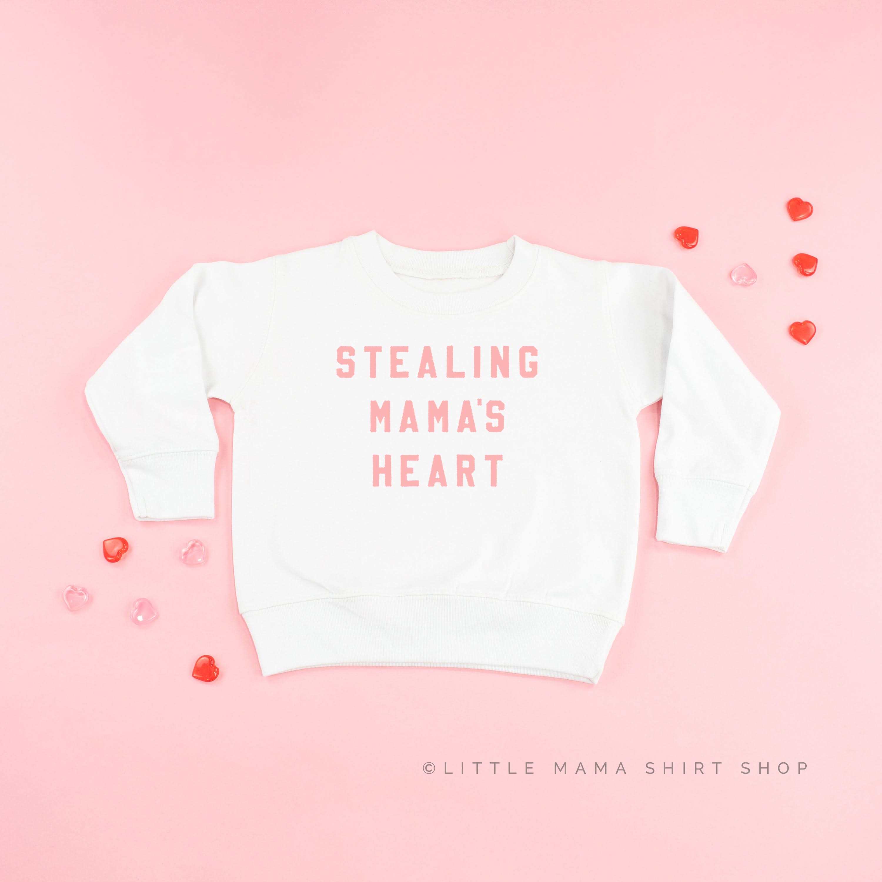 Stealing Mama's Heart - Child Sweater Little Mama Shirt Shop