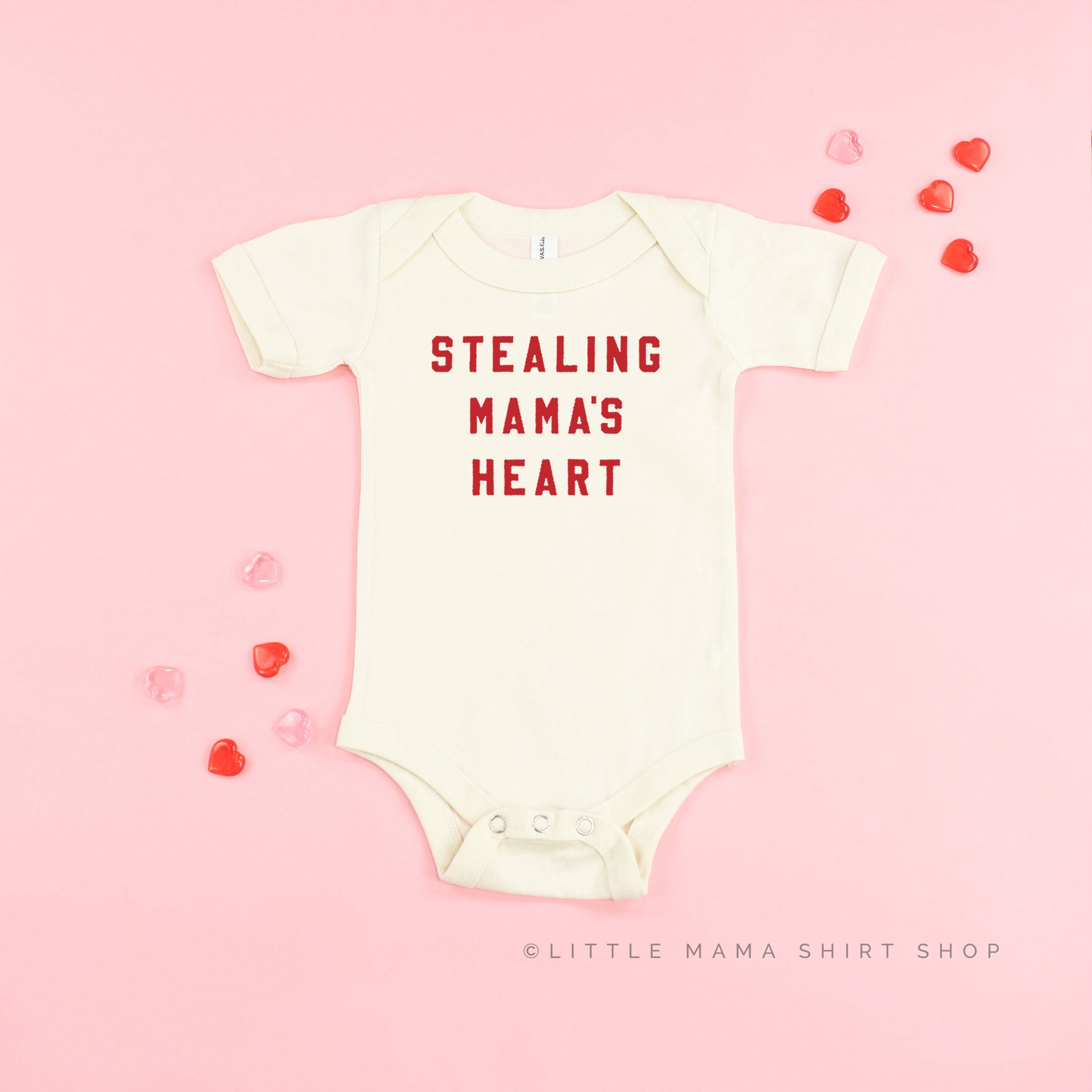 Stealing Mama's Heart - Child Tee Little Mama Shirt Shop