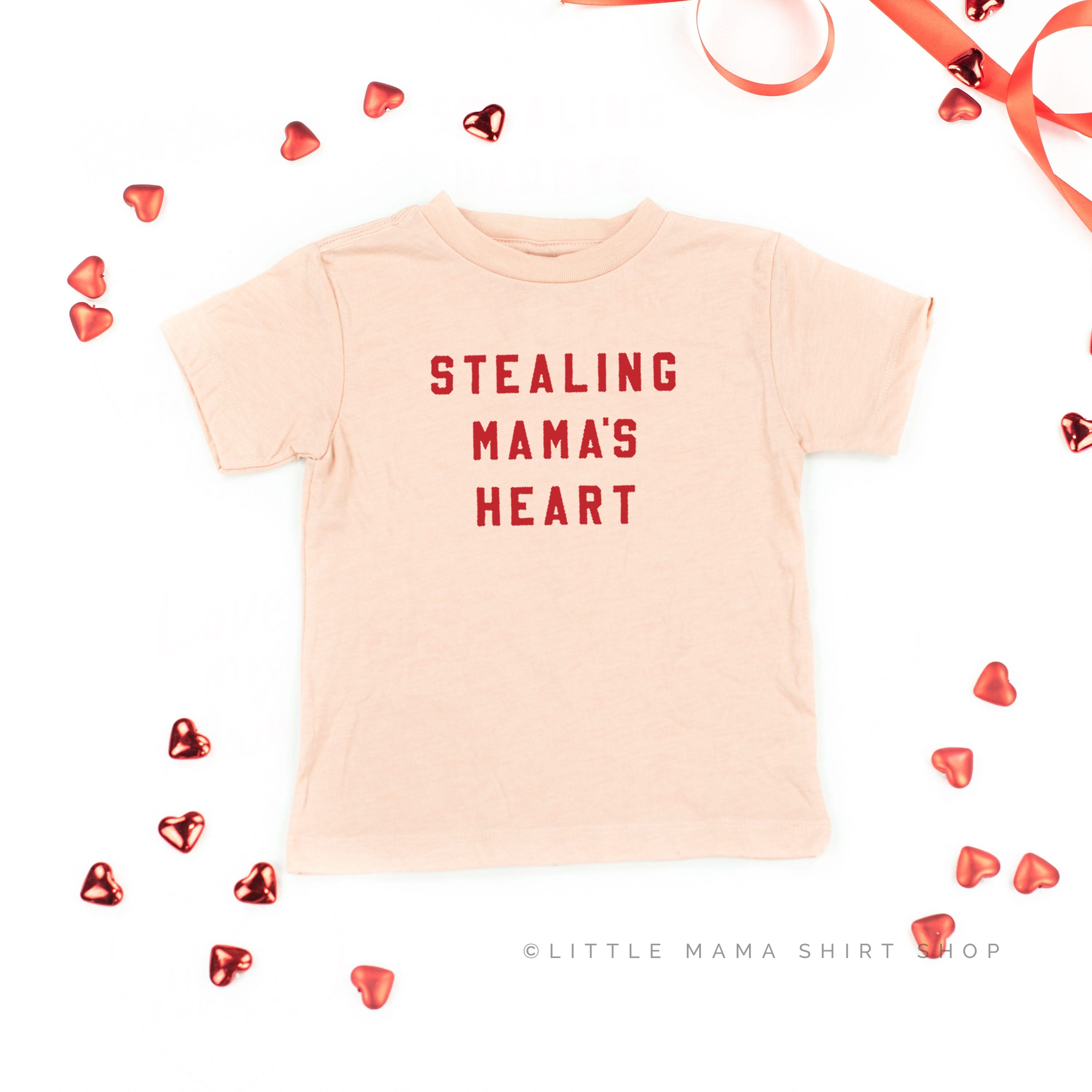 Stealing Mama's Heart - Child Tee Little Mama Shirt Shop