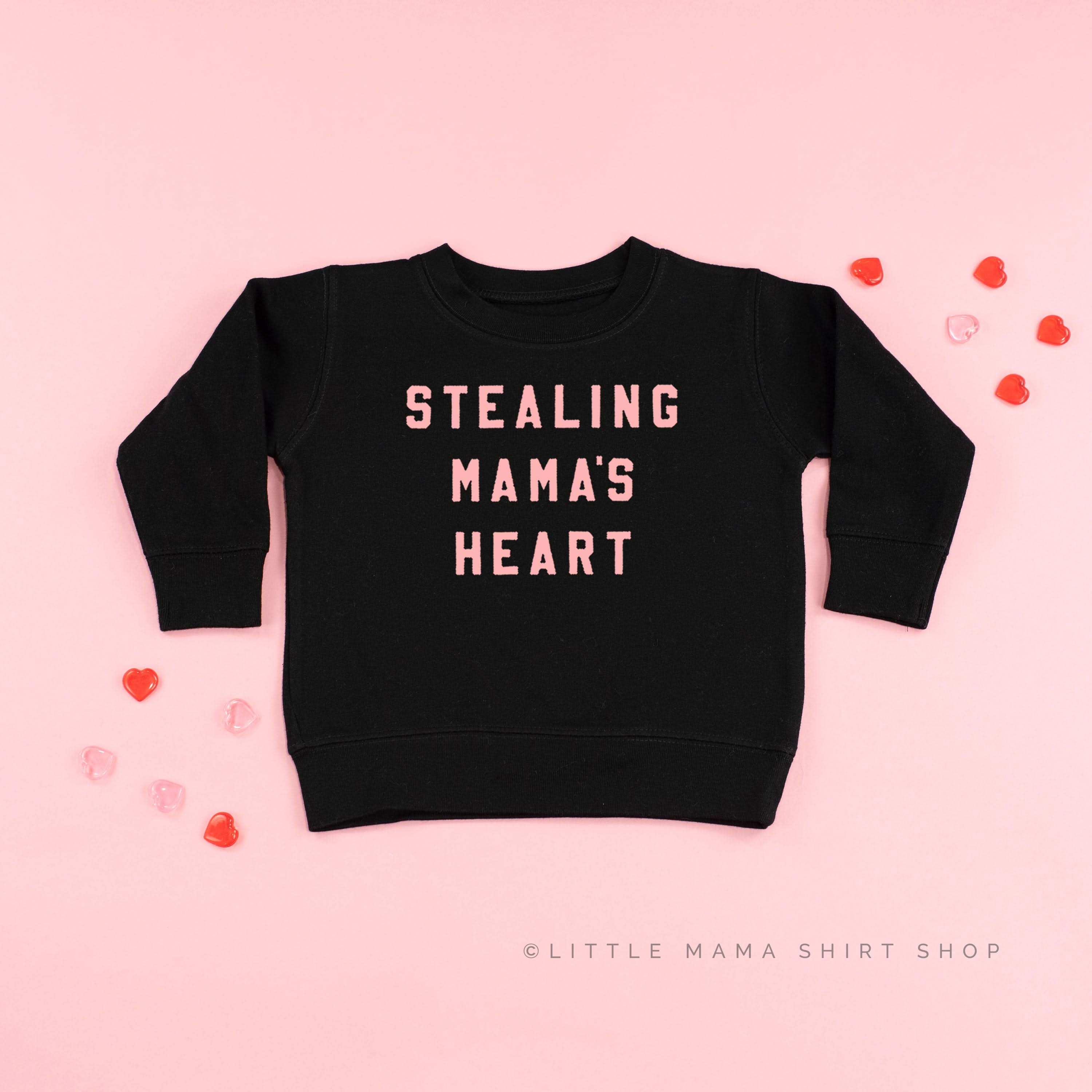 Stealing Mama's Heart - Child Sweater Little Mama Shirt Shop