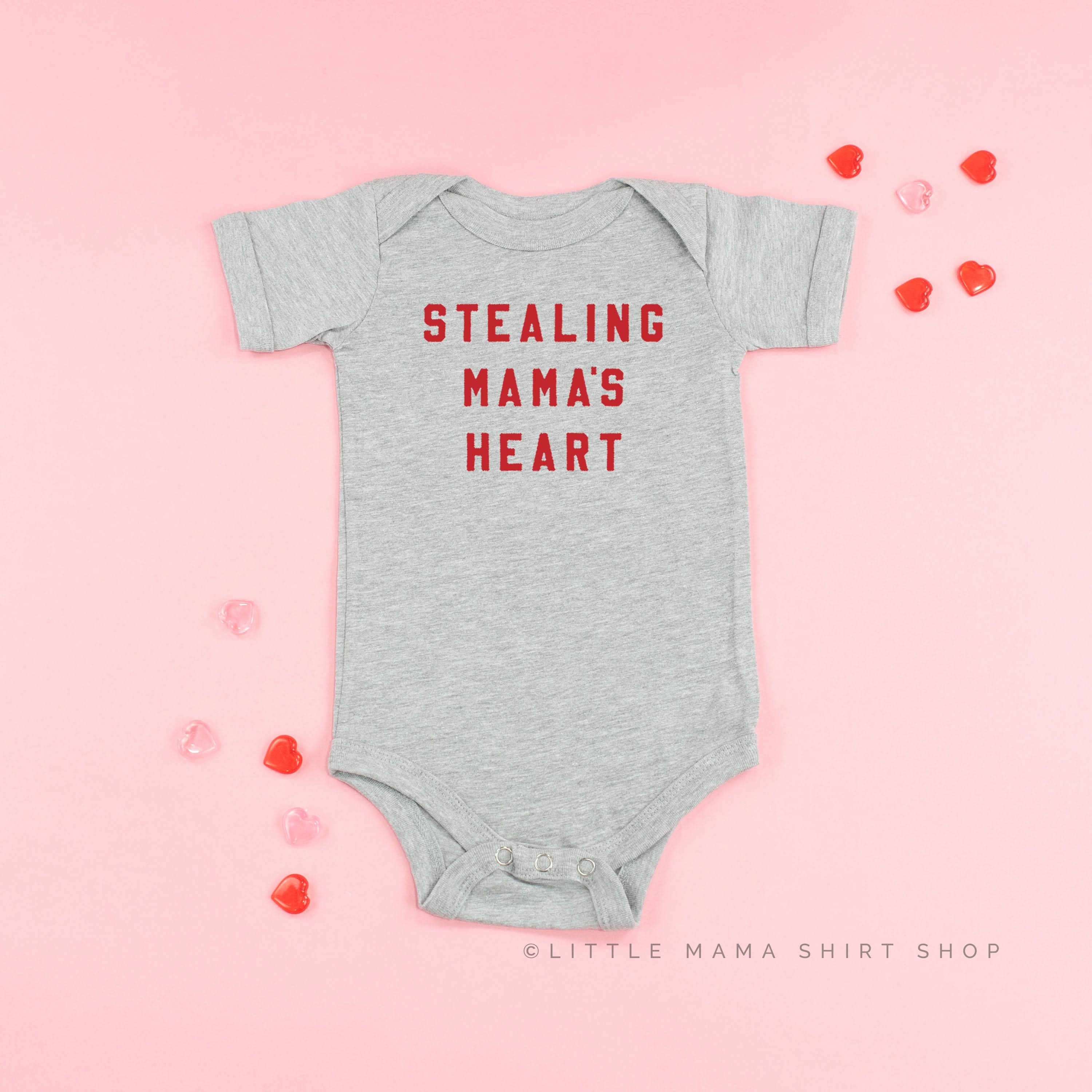 Stealing Mama's Heart - Child Tee Little Mama Shirt Shop