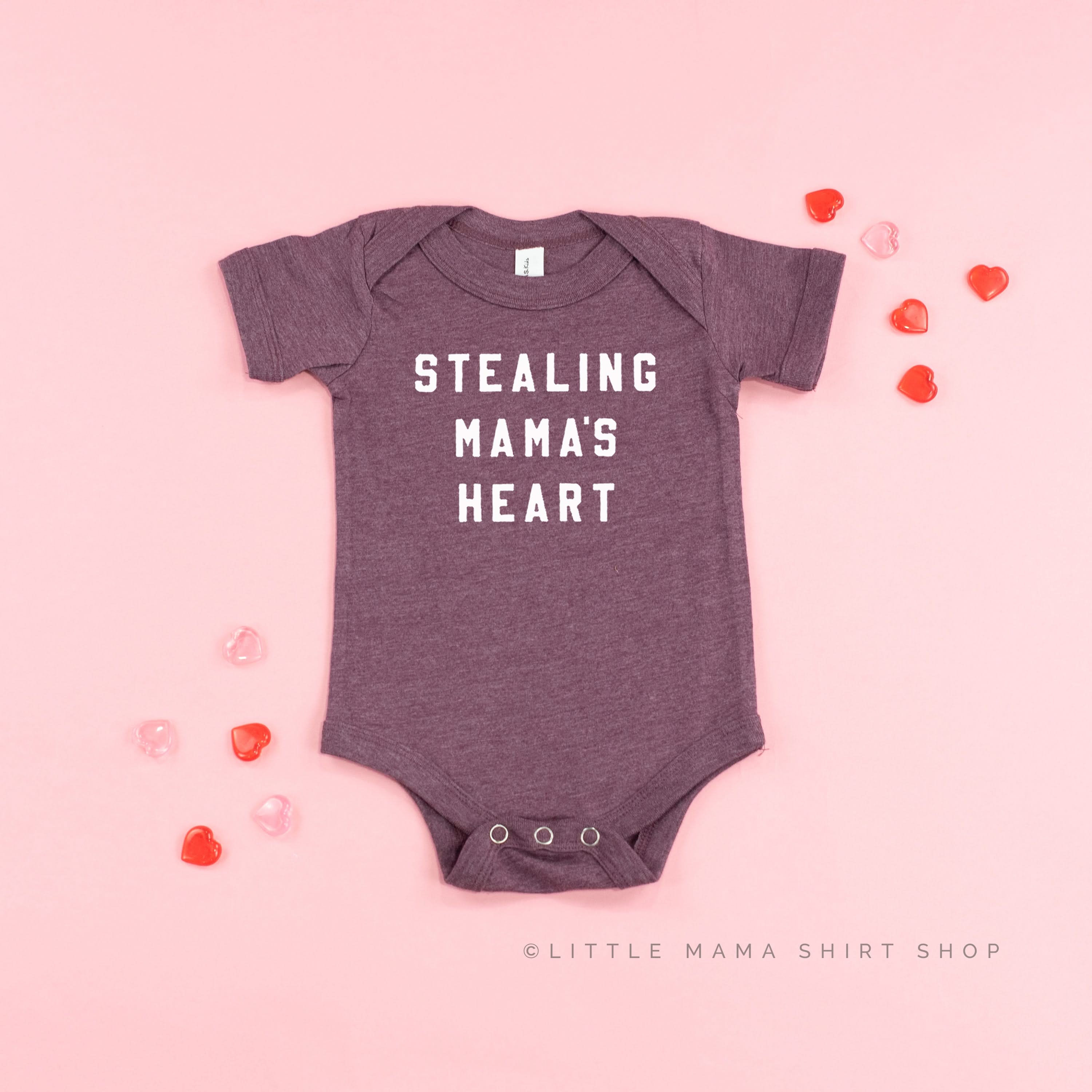 Stealing Mama's Heart - Child Tee Little Mama Shirt Shop