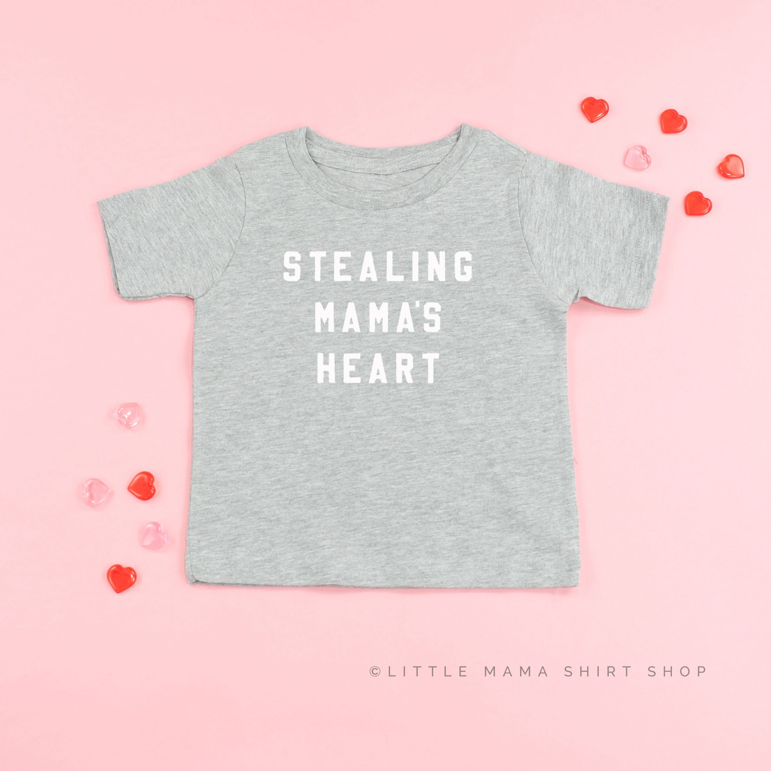 Stealing Mama's Heart - Child Tee Little Mama Shirt Shop