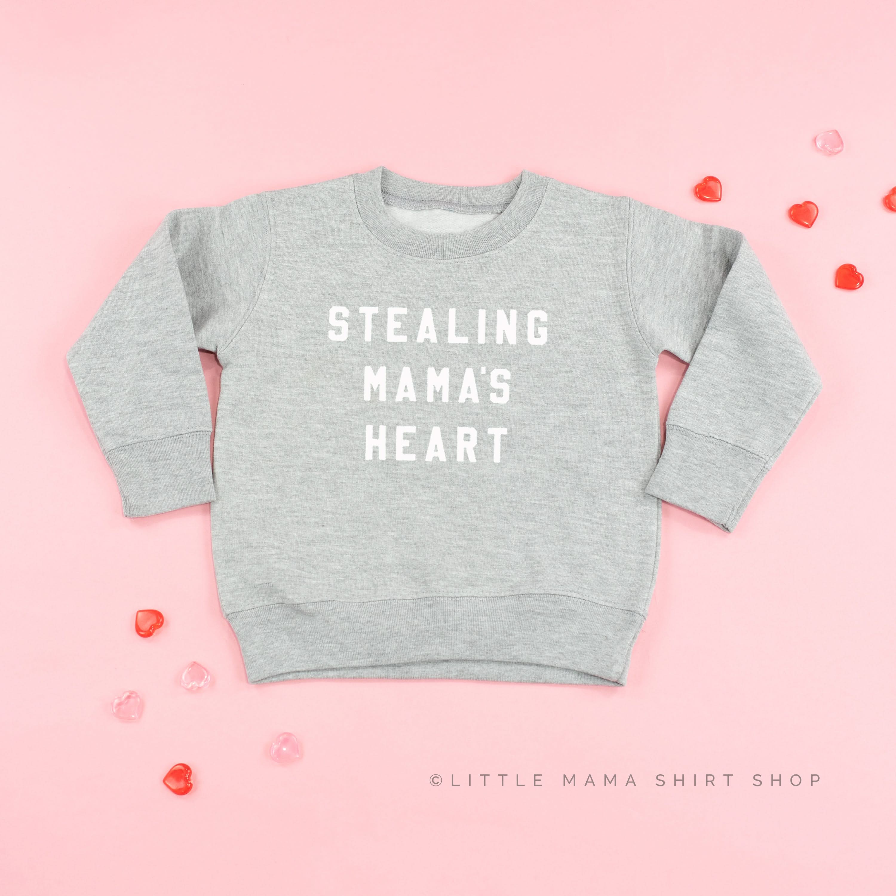 Stealing Mama's Heart - Child Sweater Little Mama Shirt Shop