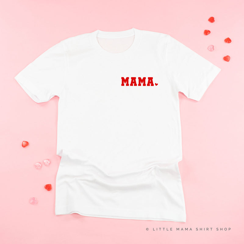 Varsity Heart - Mama (pocket) - Unisex Tee