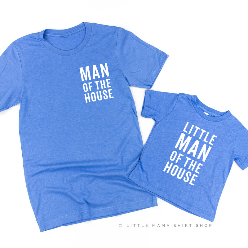 Man of the House / Little Man of the House - Set of 2 Shirts