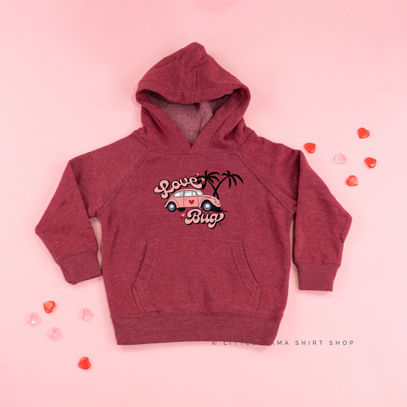 Love Bug - Pink Beetle Car - Child HOODIE