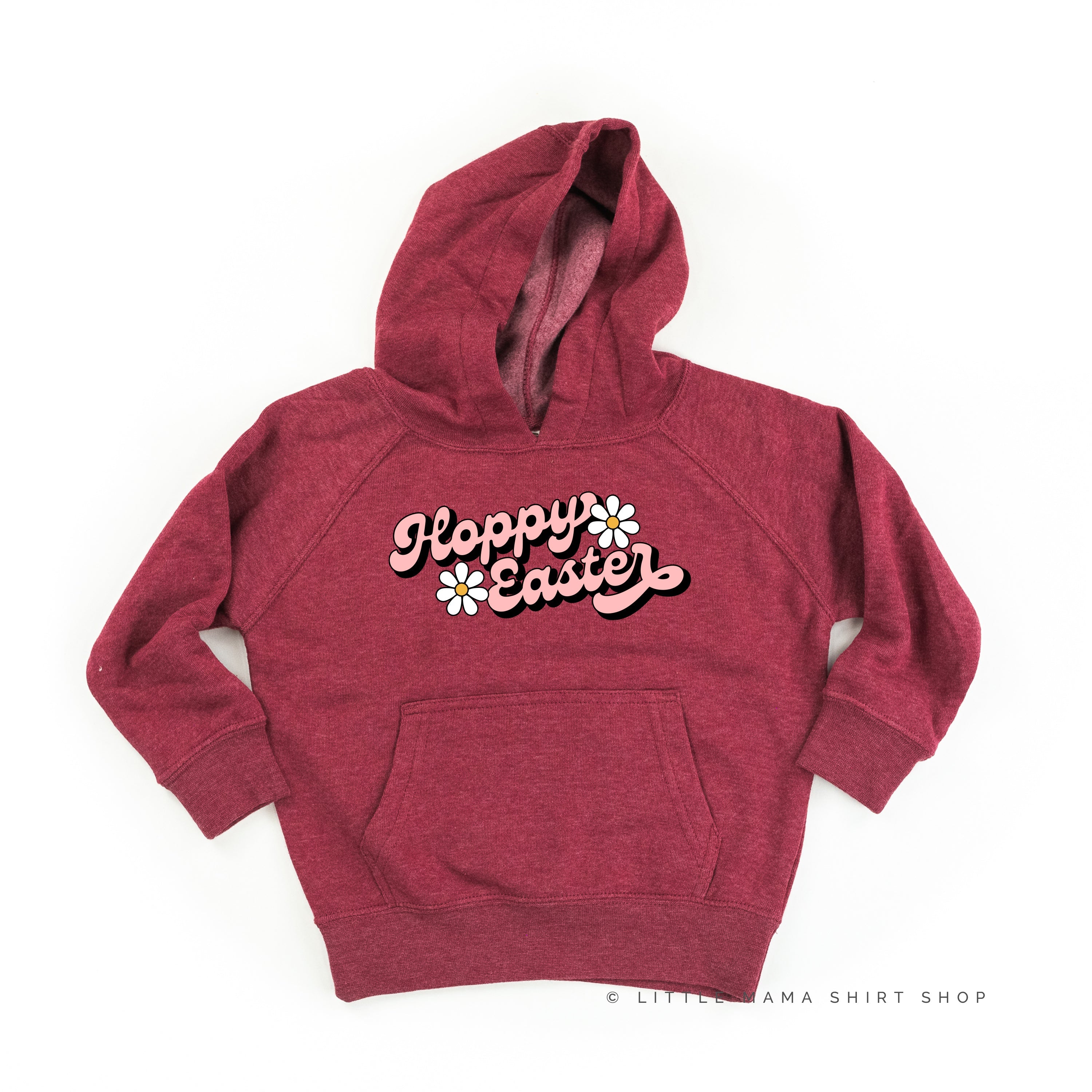 Hoppy Easter - Daisies - Child HOODIE Little Mama Shirt Shop LLC
