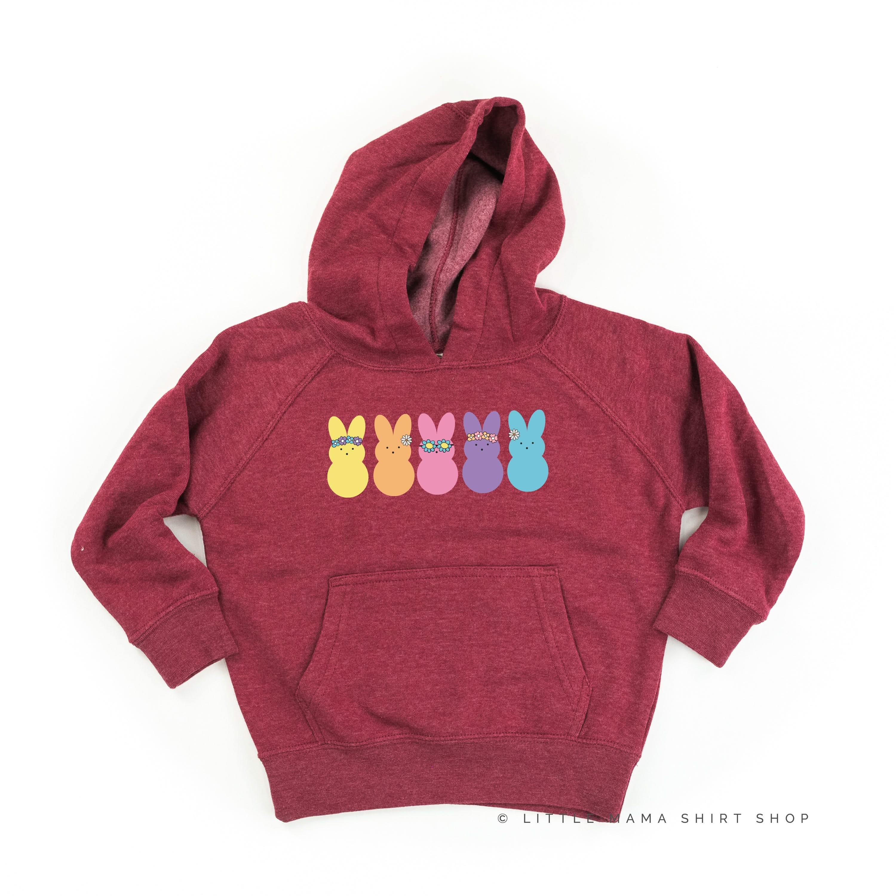 Floral Headband Neon Peeps - Child HOODIE Little Mama Shirt Shop LLC