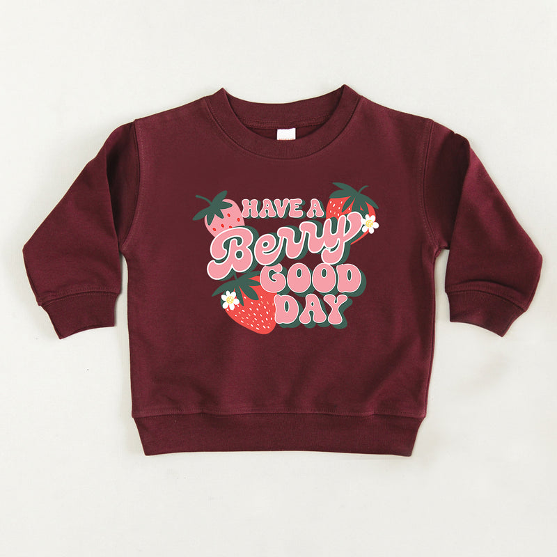 Have a Berry Good Day - Child Sweater