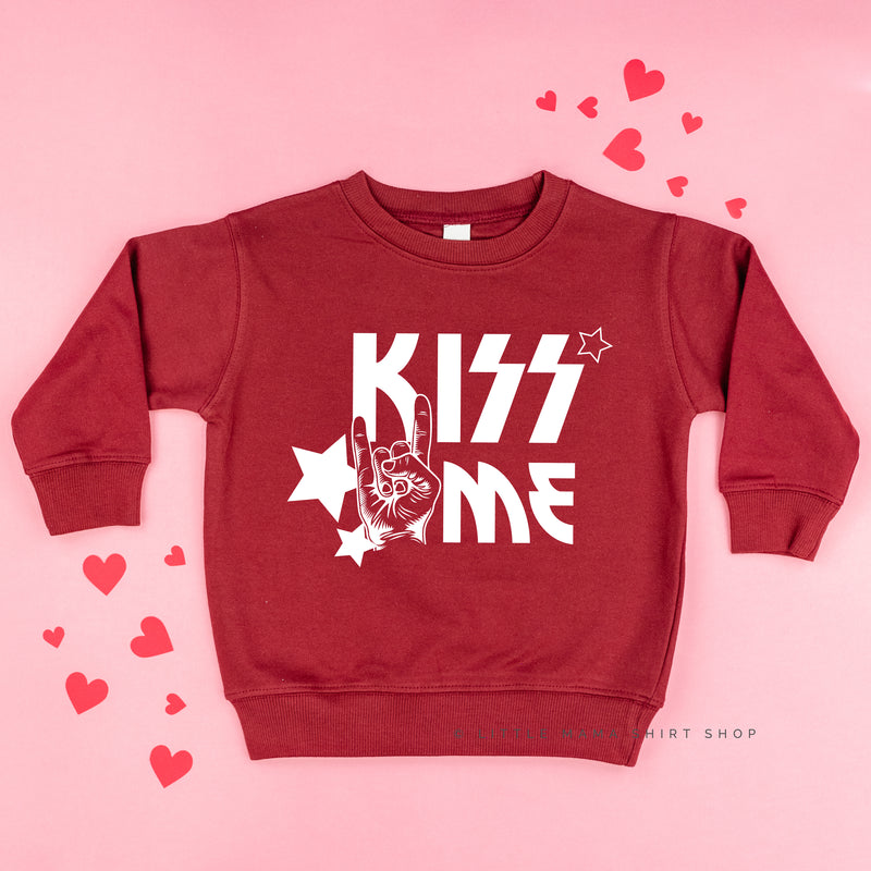 Kiss Me - Valentine Band Tee - Child Sweater