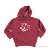 Play Like A Girl - Child HOODIE Little Mama Shirt Shop LLC