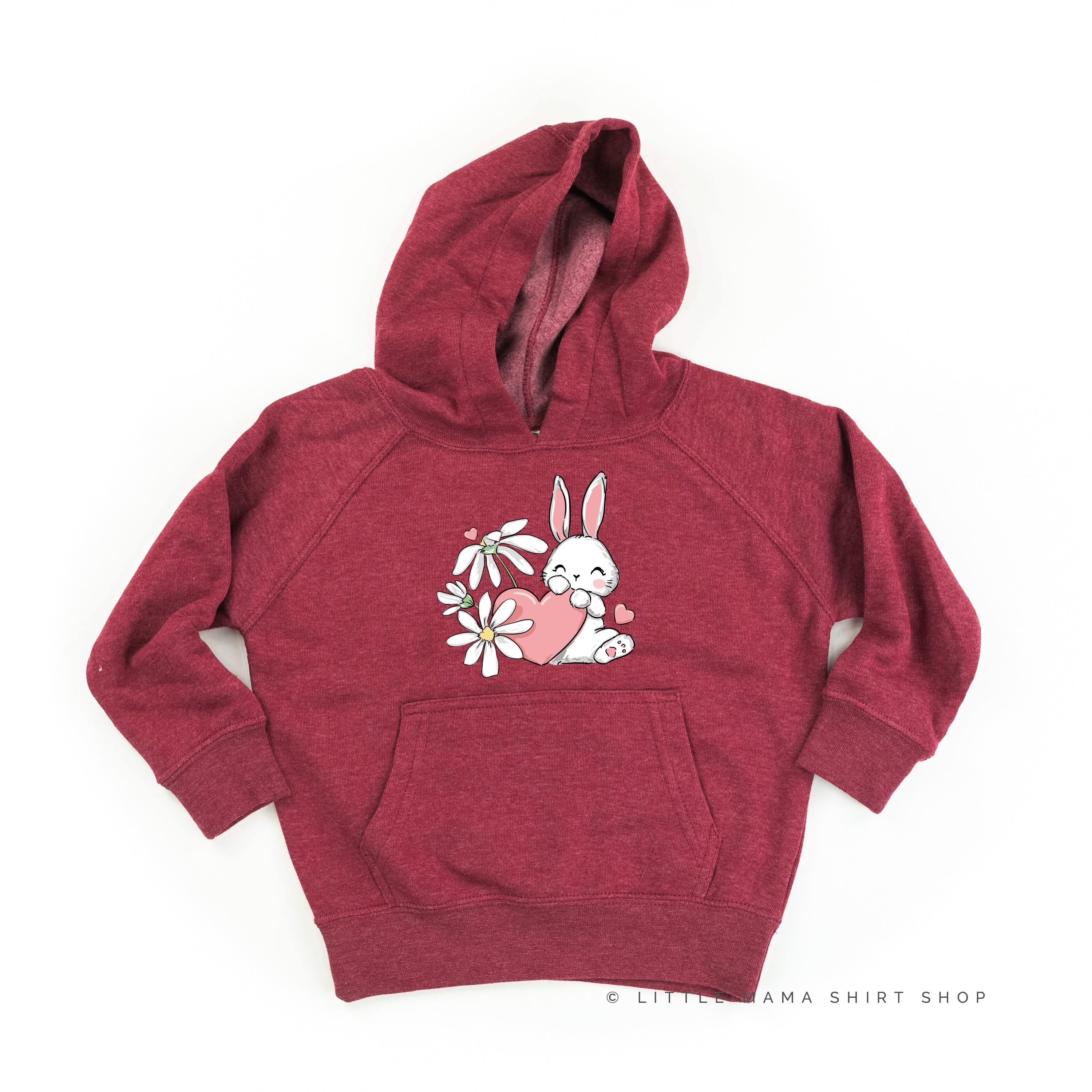 Vintage Love Bunny - Child HOODIE Little Mama Shirt Shop LLC