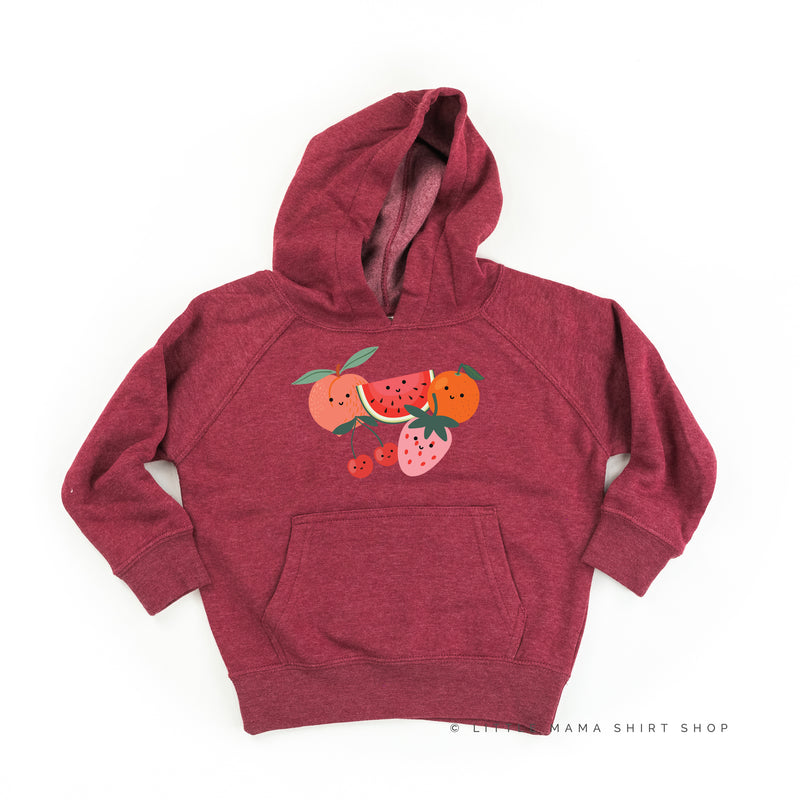 Group of Smiley Fruit - Child Hoodie