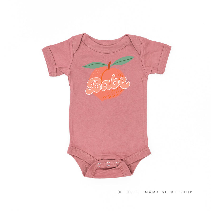Peach - Babe - Short Sleeve Child Tee