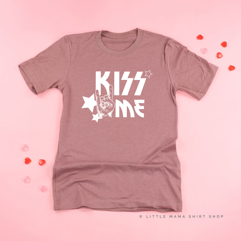 Kiss Me - Valentine Band Tee - Unisex Tee