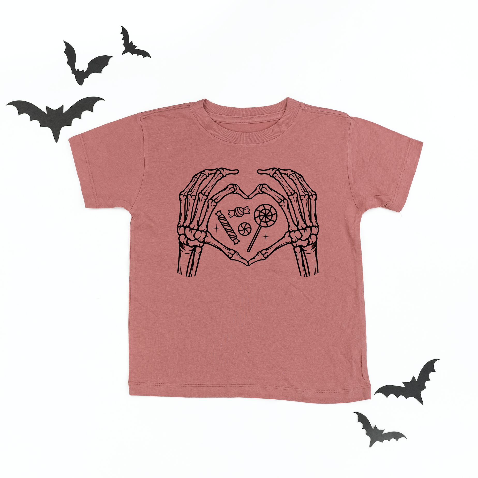 Skelton Heart Hands - Child Tee