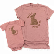 Want A Piece Of Me - Set of 2 Tees Little Mama Shirt Shop