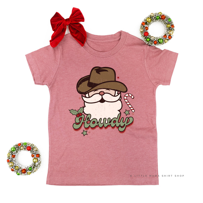 Howdy - Cowboy Santa - Short Sleeve Child Shirt