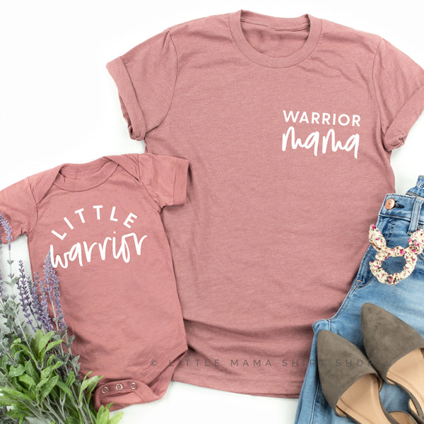 Warrior Mama & Little Warrior | Set of 2 Shirts