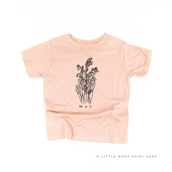 MAY BIRTH FLOWER - Lily of the Valley - Short Sleeve Child Shirt