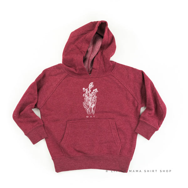 MAY BIRTH FLOWER - Lily of the Valley - Child Hoodie
