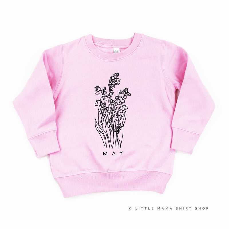 MAY BIRTH FLOWER - Lily of the Valley - Child Sweater