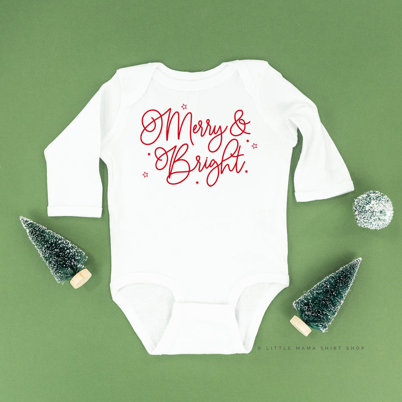 Merry And Bright - Child LONG SLEEVE Tee