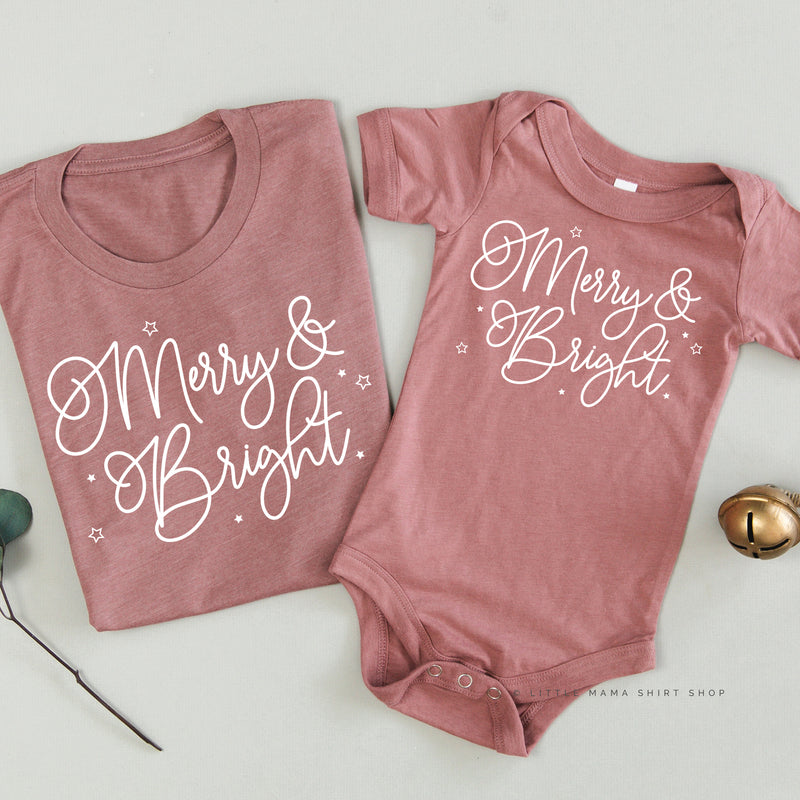 Merry And Bright - Set of 2 Unisex Tees