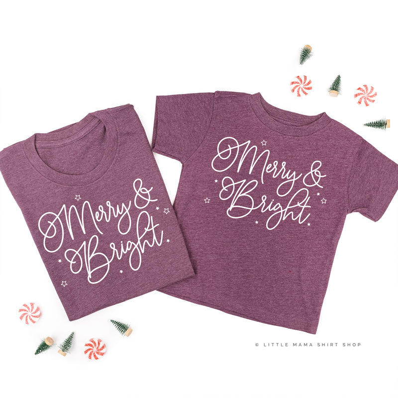 Merry And Bright - Set of 2 Unisex Tees