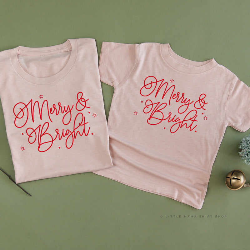 Merry And Bright - Set of 2 Unisex Tees