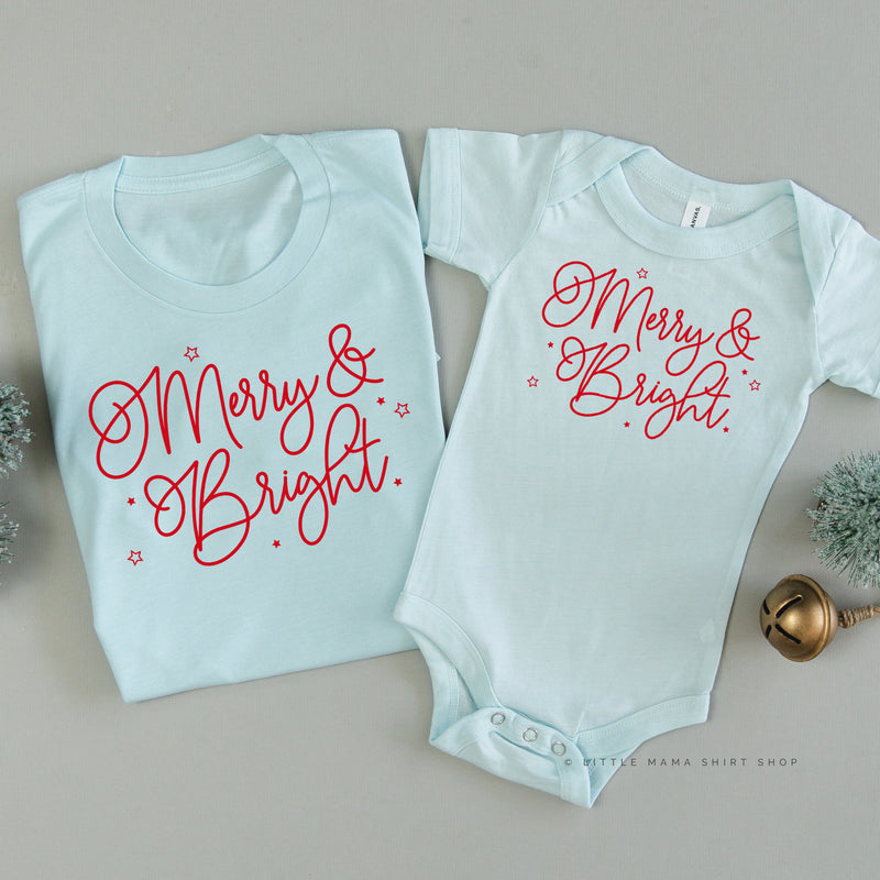 Merry And Bright - Set of 2 Unisex Tees