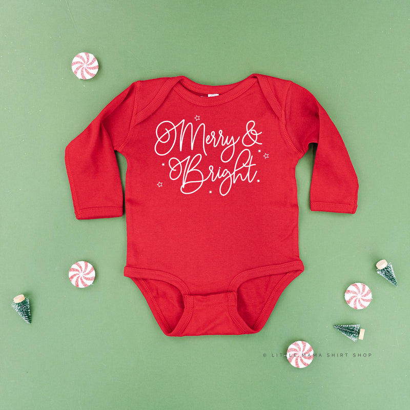 Merry And Bright - Child LONG SLEEVE Tee