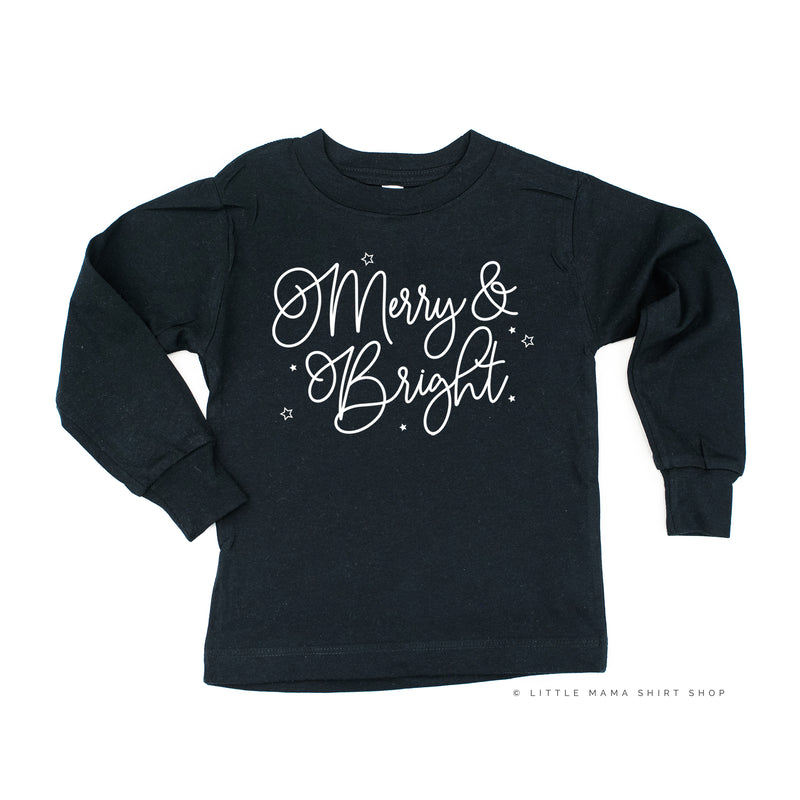 Merry And Bright - Child LONG SLEEVE Tee