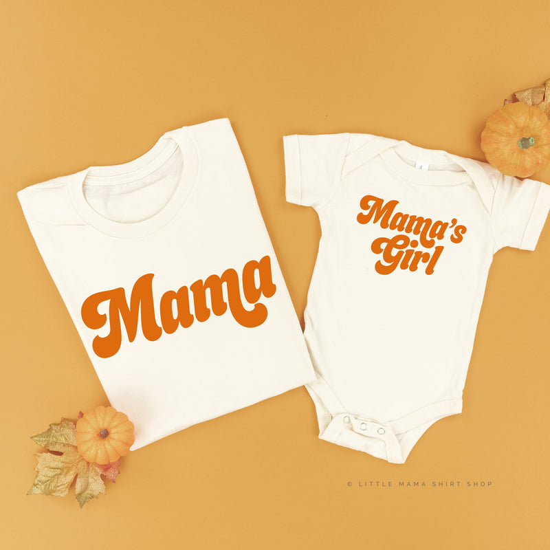 Retro Mama + Mama's Girl - Set of 2 Shirts