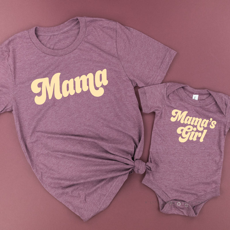 Retro Mama + Mama's Girl - Set of 2 Shirts