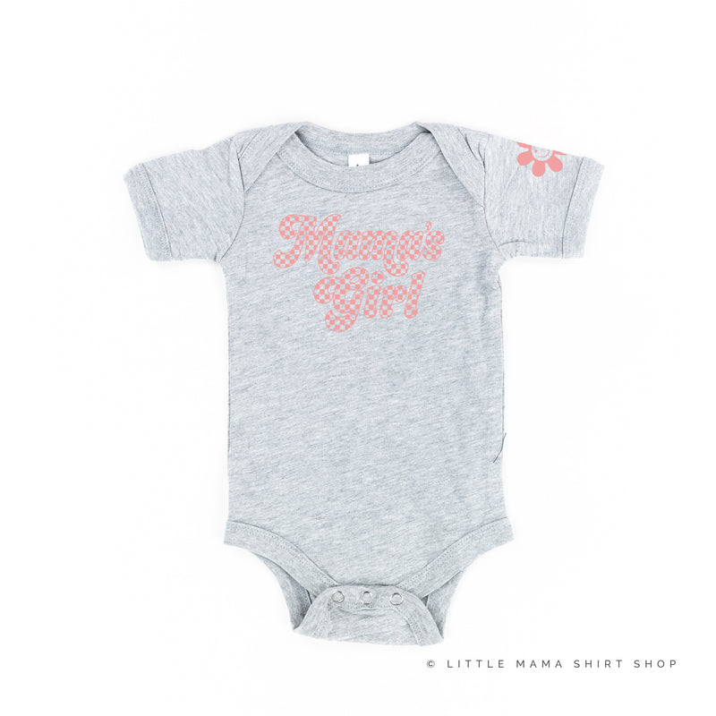 RETRO CHECKERS - MAMA'S GIRL - Short Sleeve Child Shirt