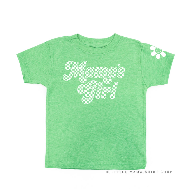 RETRO CHECKERS - MAMA'S GIRL - Short Sleeve Child Shirt