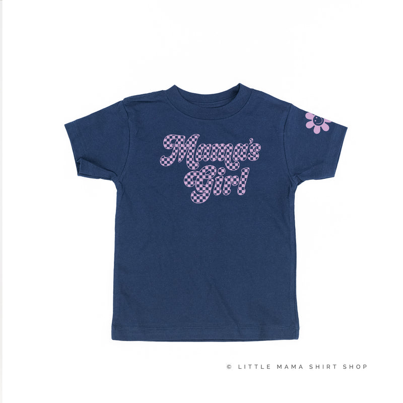 RETRO CHECKERS - MAMA'S GIRL - Short Sleeve Child Shirt